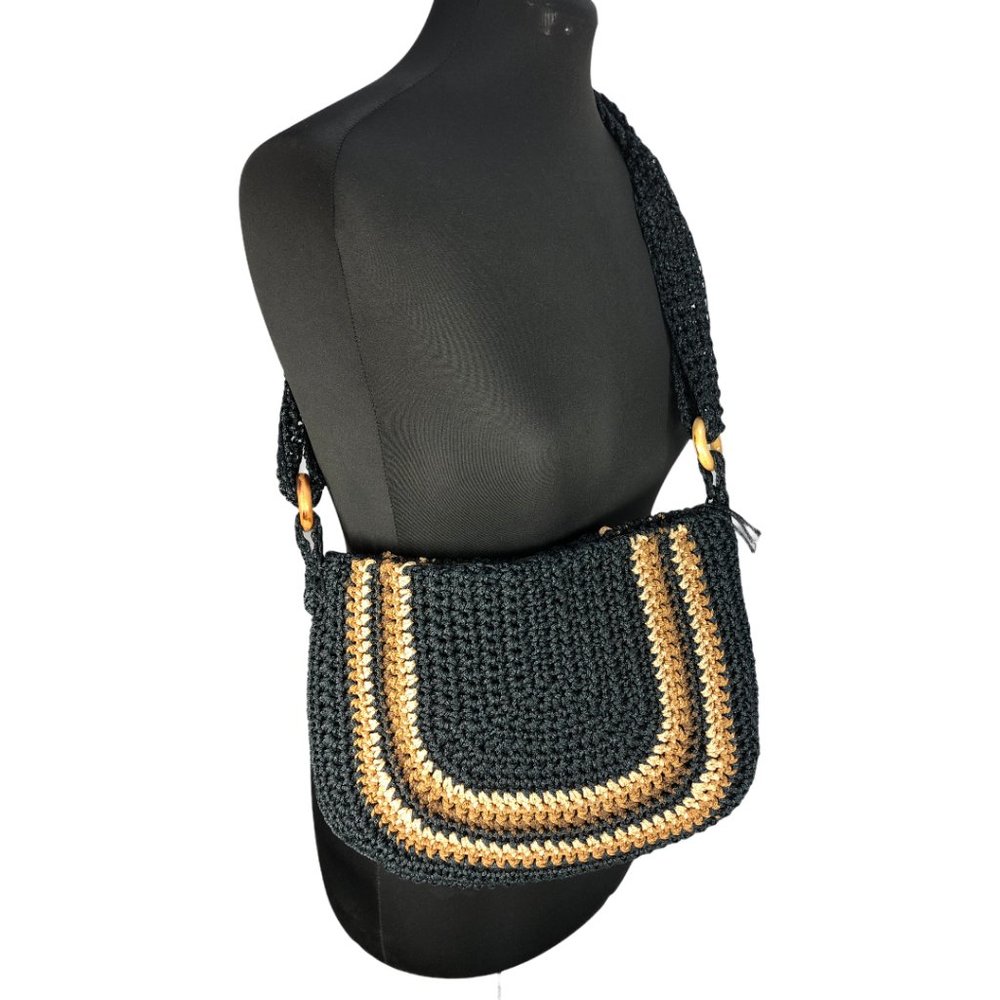VNTG Handmade Walborg Weaved Crossbody Bag